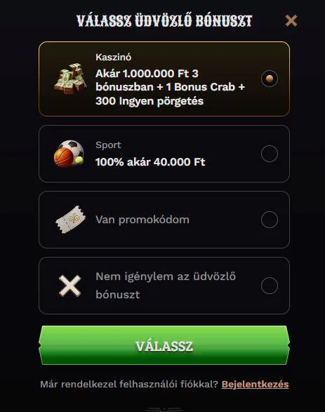 Willkommensbonus